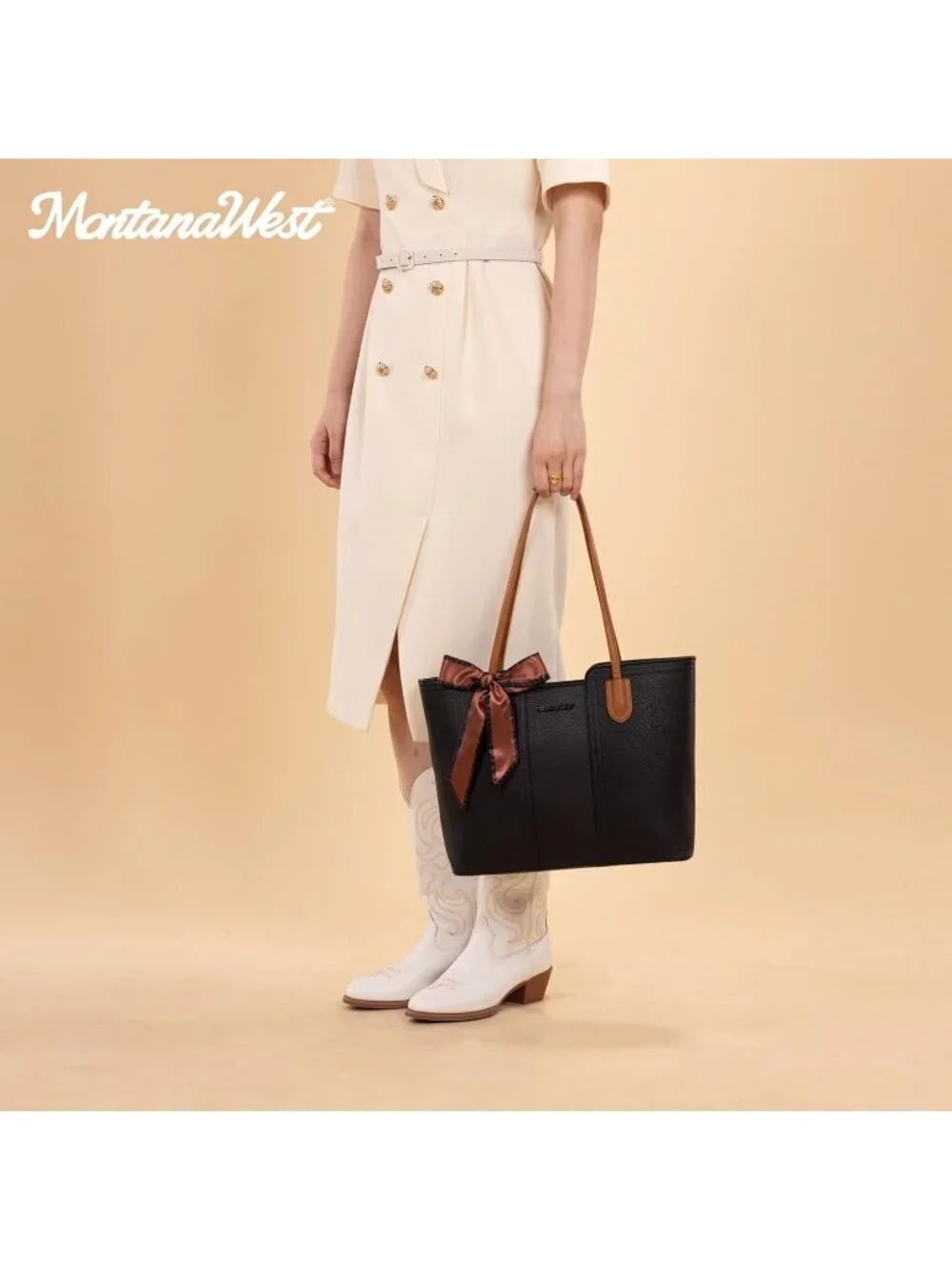 Women Jet Black  Medium Tote Bags Top Handle Satchel Purses
